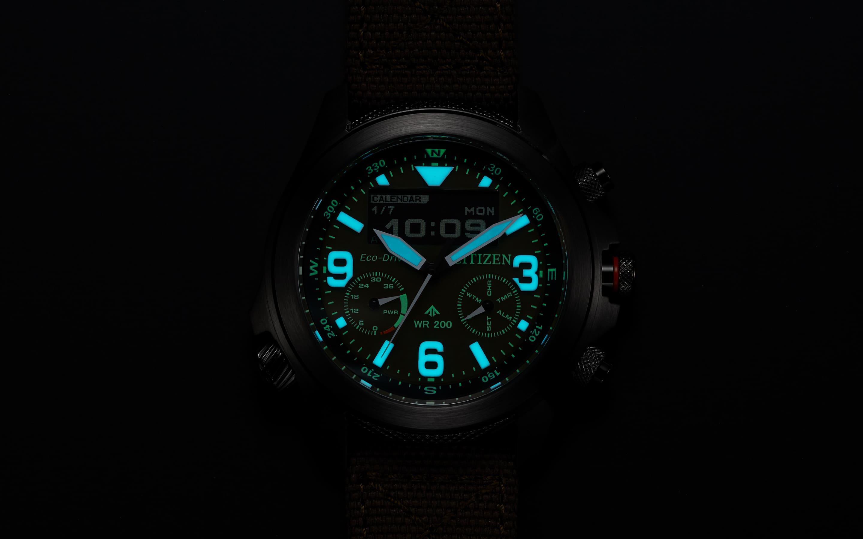 Eco-Drive COMBINATION WATCH