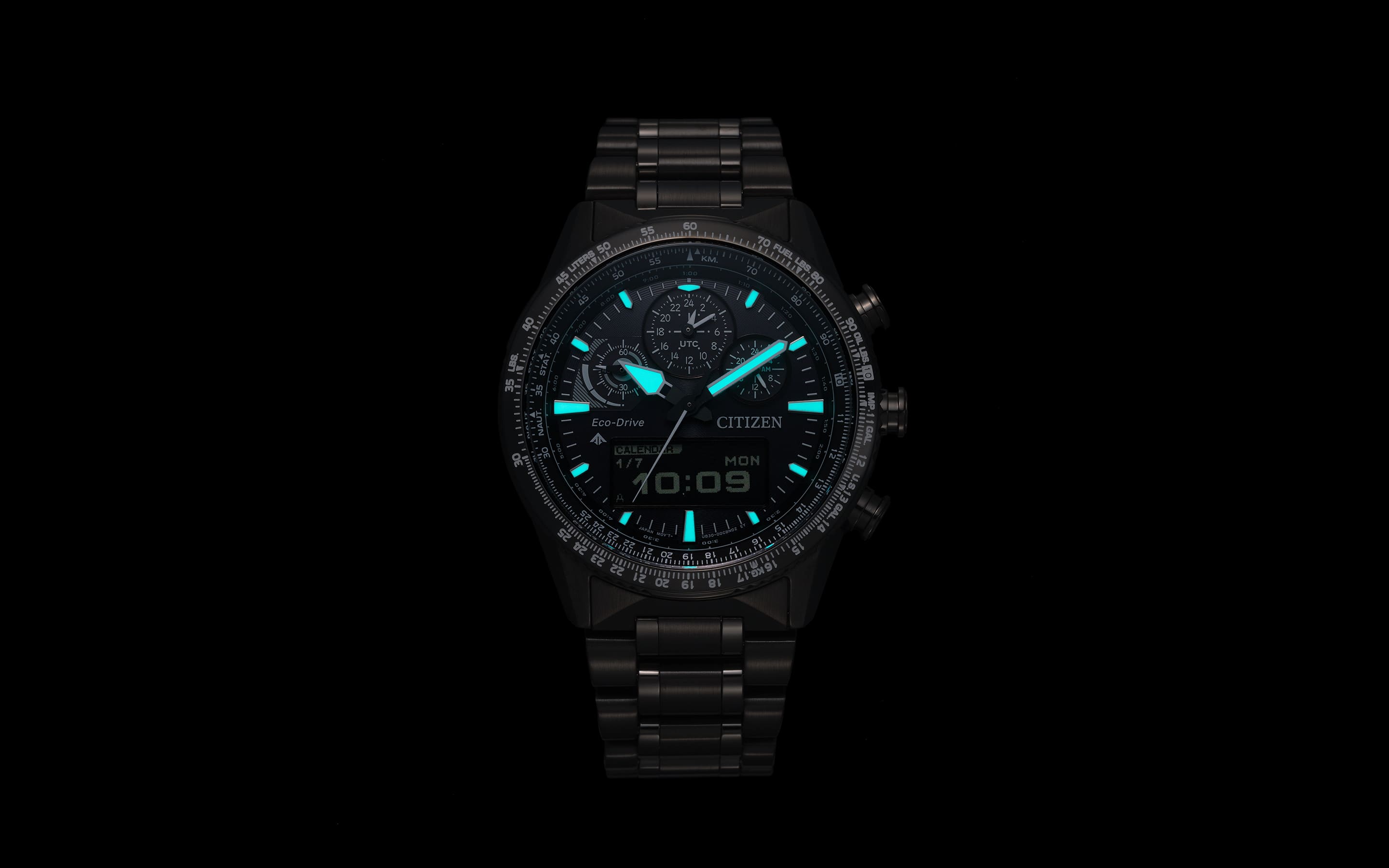 Eco-Drive COMBINATION WATCH